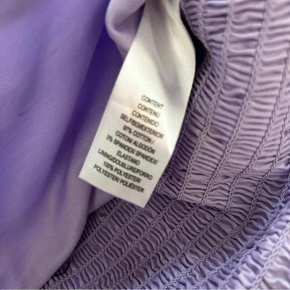 🌸 Wayf Lavender Ruched Puff Sleeve Blouse – Size XS 🌸 - Picture 9 of 9